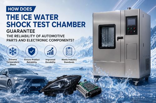 Últimas noticias de la empresa sobre ¿Cómo garantiza la cámara de prueba de choque de agua helada la fiabilidad de las piezas y componentes electrónicos del automóvil?