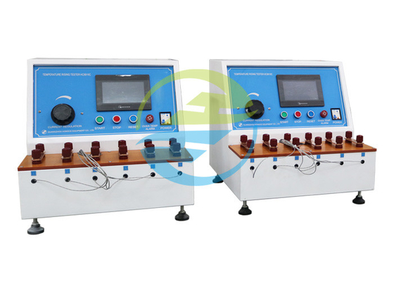 Good price Control 0 del PLC - equipo de prueba del IEC de la subida de la temperatura 125A 60884 seis estaciones en línea