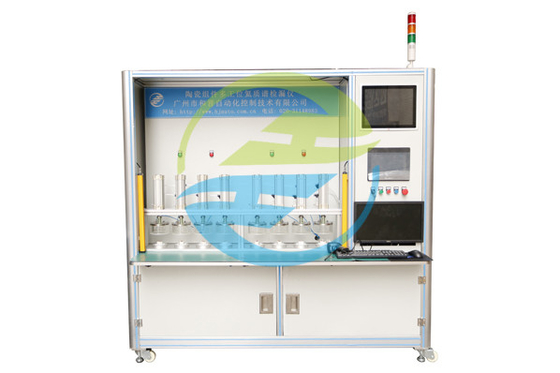 Good price Detector de fugas de espectrómetro de masas de helio multiestación con componente cerámico Tasa de fuga de alarma 1*10-8 pa·m/s en línea