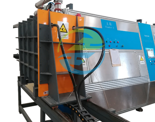 Good price Alta tasa de recuperación de helio (≥95%) Sistema de detección de fugas de helio tipo caja de vacío Tres cajas para equipos de prueba de fugas en línea