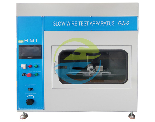 Good price GW-2 Probador de alambre resplandeciente IEC 60695-2-12 Equipo de ensayo de inflamabilidad certificado 1000 °C Probador de retardo de llama de alta precisión en línea