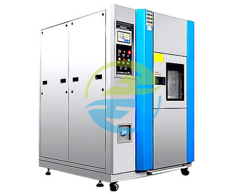 Buen precio Rango de control de temperatura de menos 40 a 150 grados centígrados Cámara de ensayo ambiental con doble control de cada lado Control separado y rociador programable para los resultados en línea
