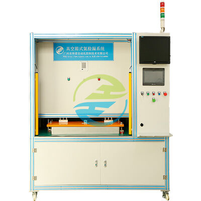 Buen precio Probador de fugas de espectrometría de masas de helio de alto vacío de alta precisión para carcasas de baterías de potencia para vehículos eléctricos | Equipo profesional de prueba de piezas de automóviles en línea